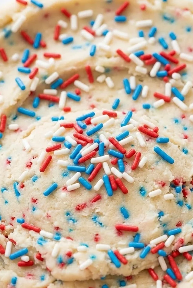 Patriotic Edible Sugar Cookie Dough