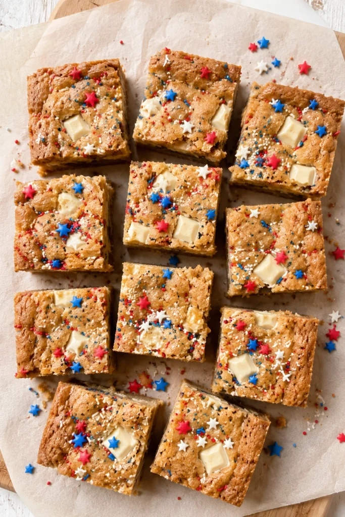 Fireworks Blondies