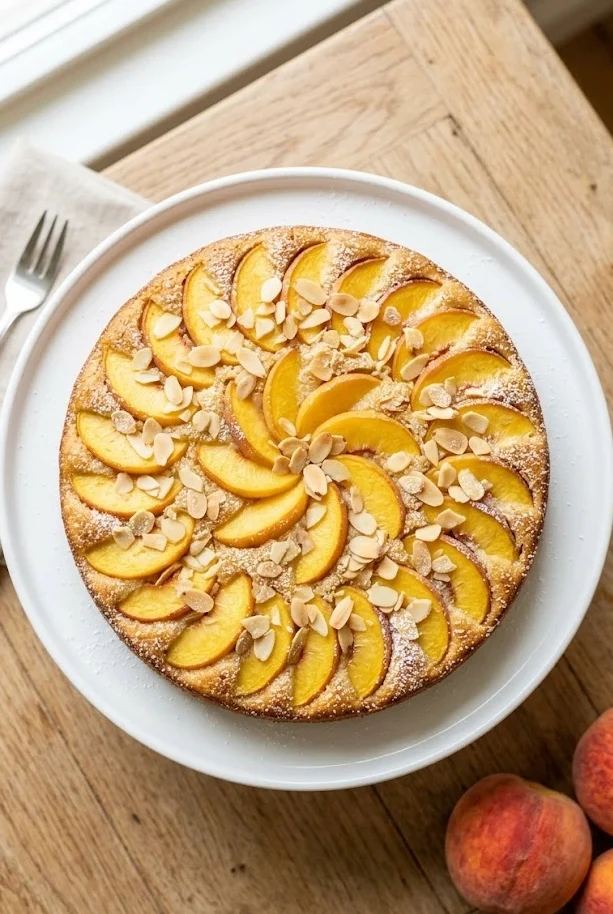 Gluten-Free Peach Cake