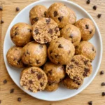 No Bake Peanut Butter Chocolate Chip Protein Balls