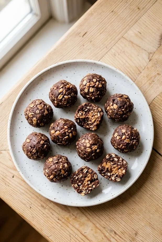 Chocolate Peanut Butter Protein Balls
