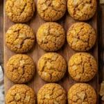 Chewy Pumpkin Cookies with Candied Ginger