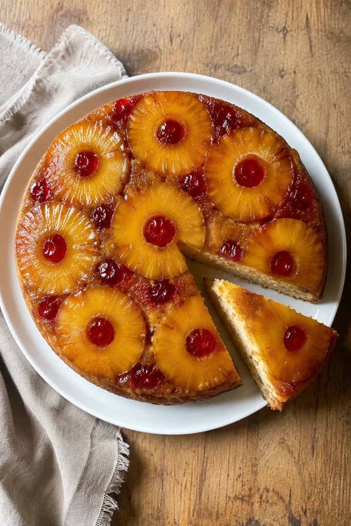 Sourdough Pineapple Upside Down Cake