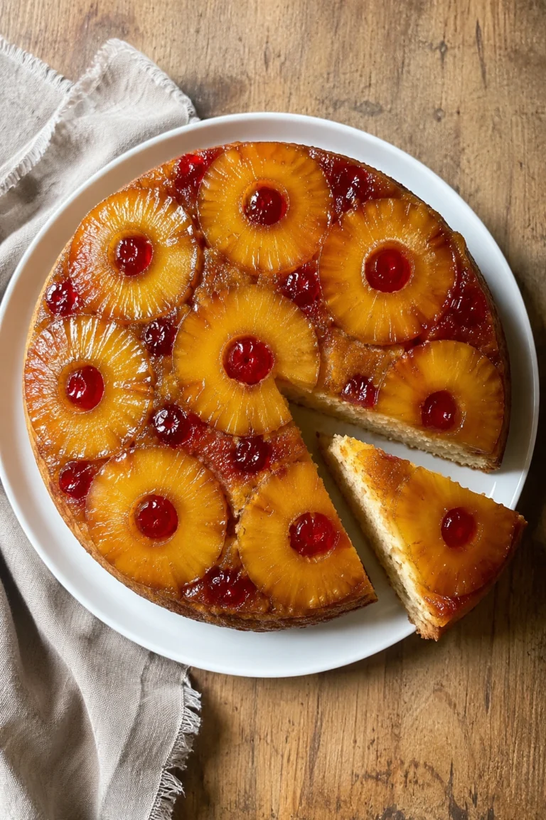 Sourdough Pineapple Upside Down Cake
