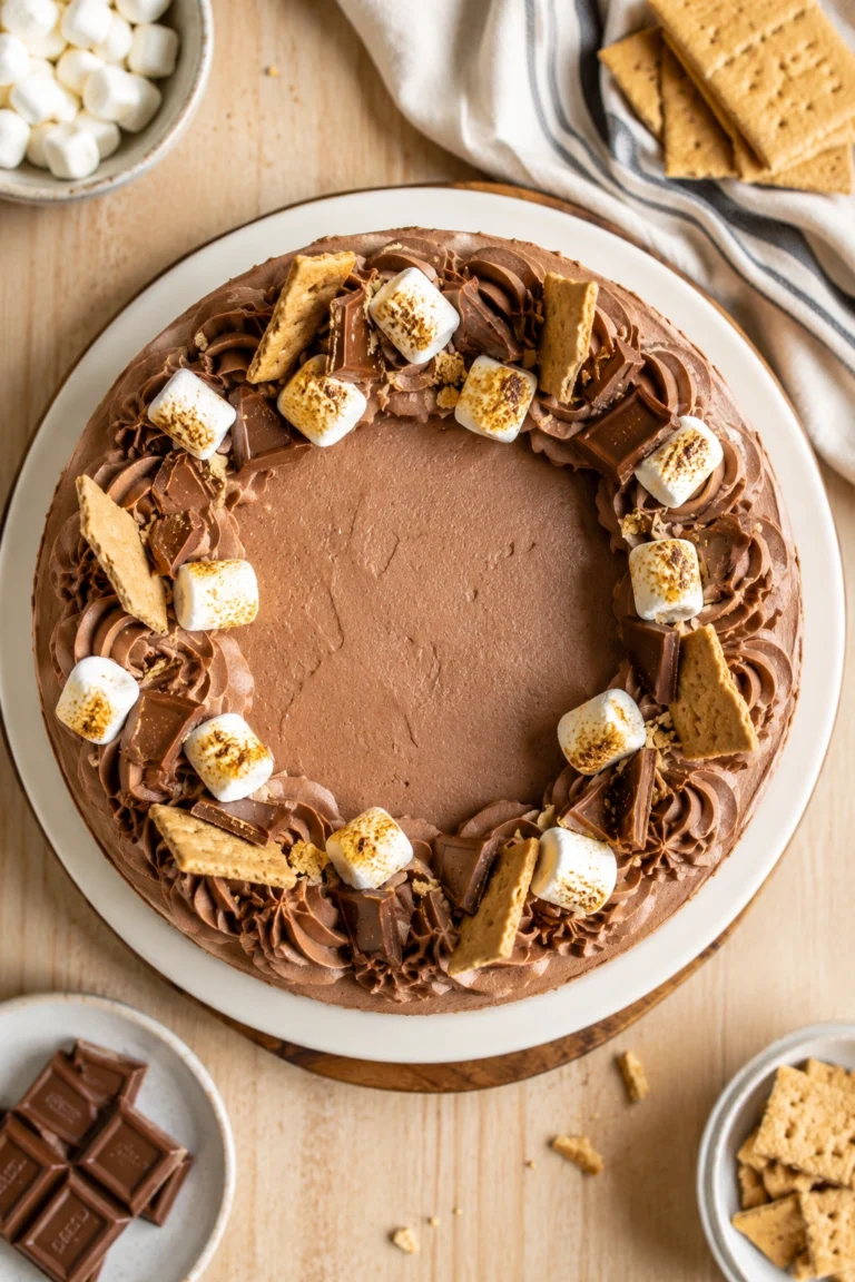 S'more Ice Cream Cake