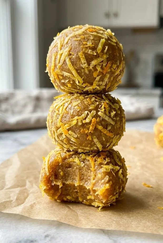 Lemon Ginger Energy Bites