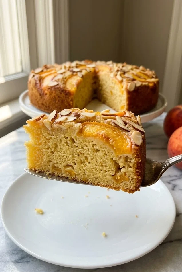 Gluten-Free Peach Cake