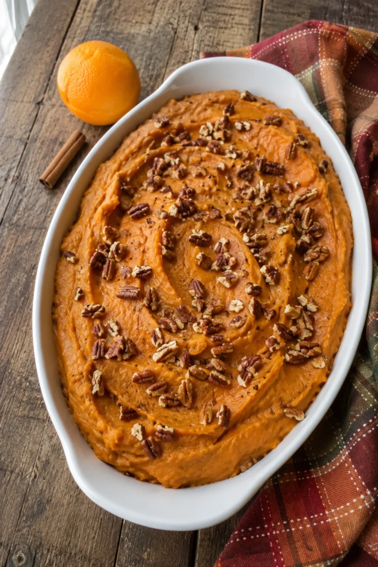 Mashed Sweet Potatoes with Brown Butter