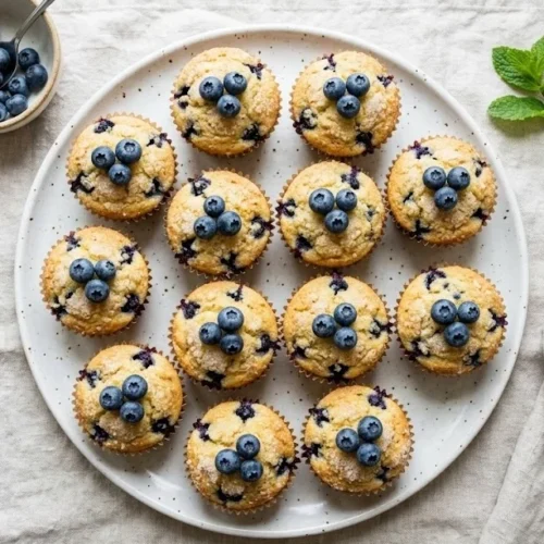Vegan Lemon Blueberry Muffins