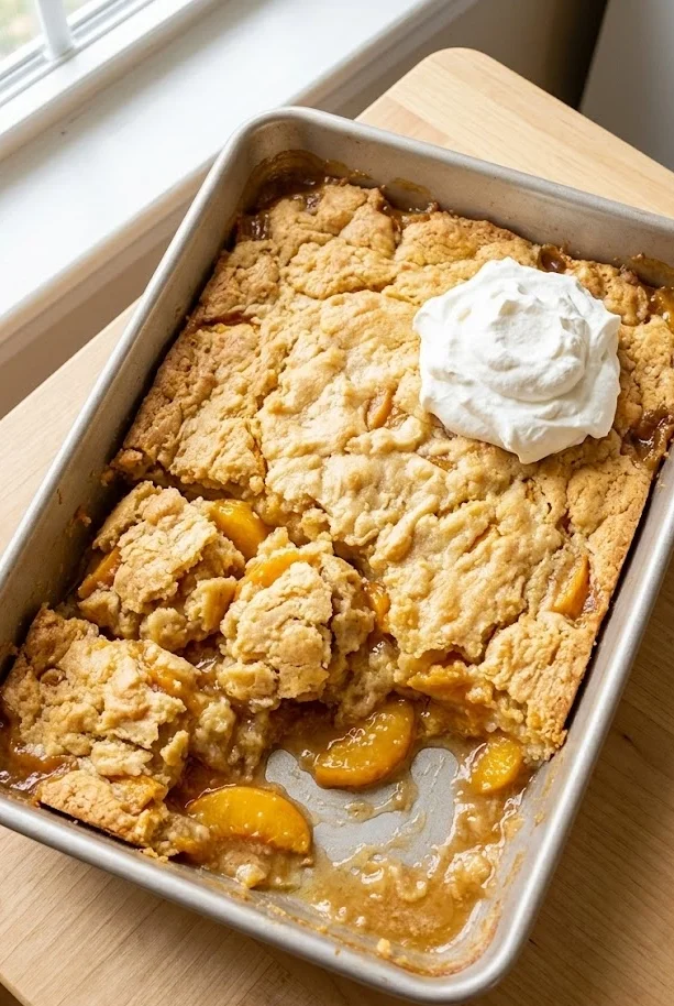 Peach Cobbler Dump Cake