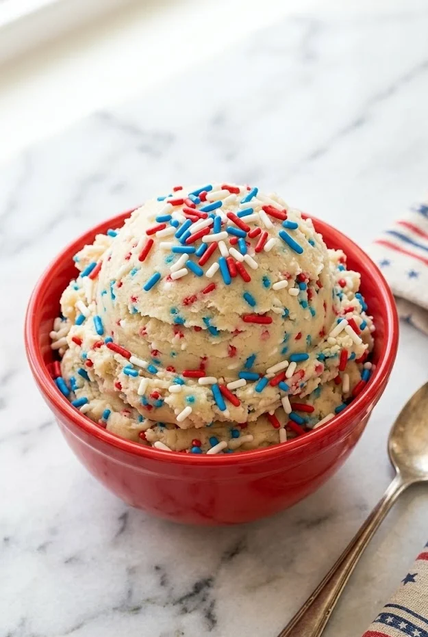 Patriotic Edible Sugar Cookie Dough