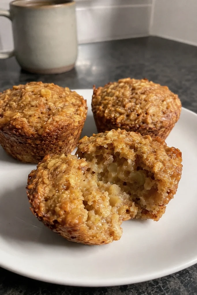 Baked Oatmeal Cups Hero Baked Oatmeal Cups