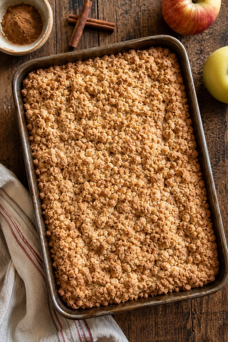 Applesauce Crumb Cake