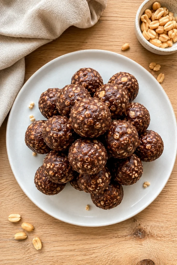 Chocolate Peanut Butter Protein Balls
