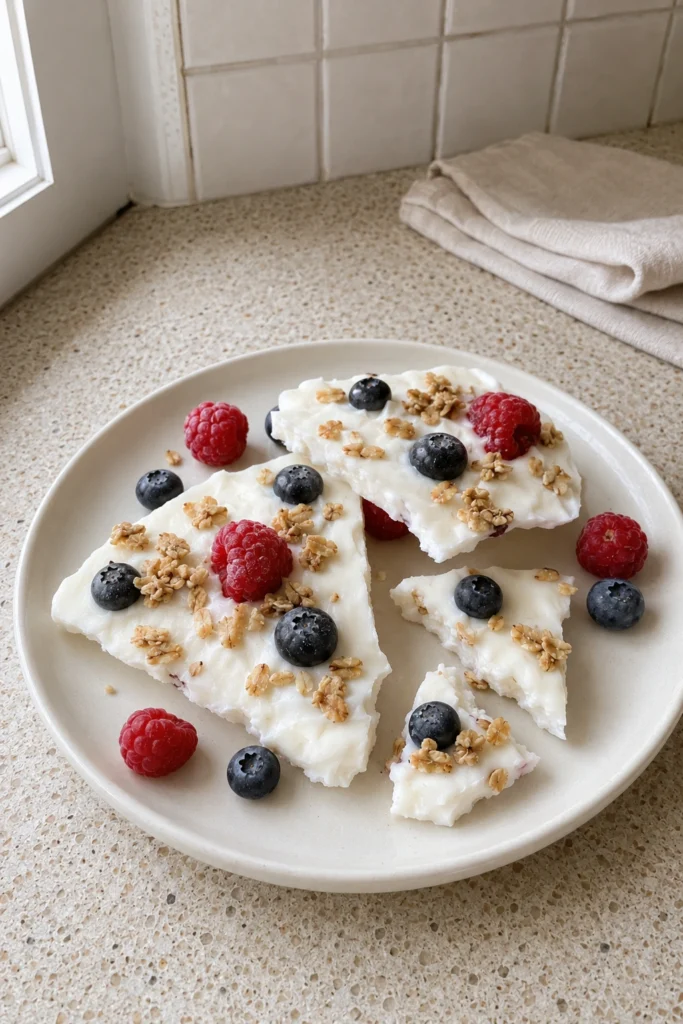 Greek Yogurt Berry Bark hero shot