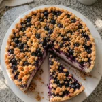 Blueberry Crumble Cheesecake