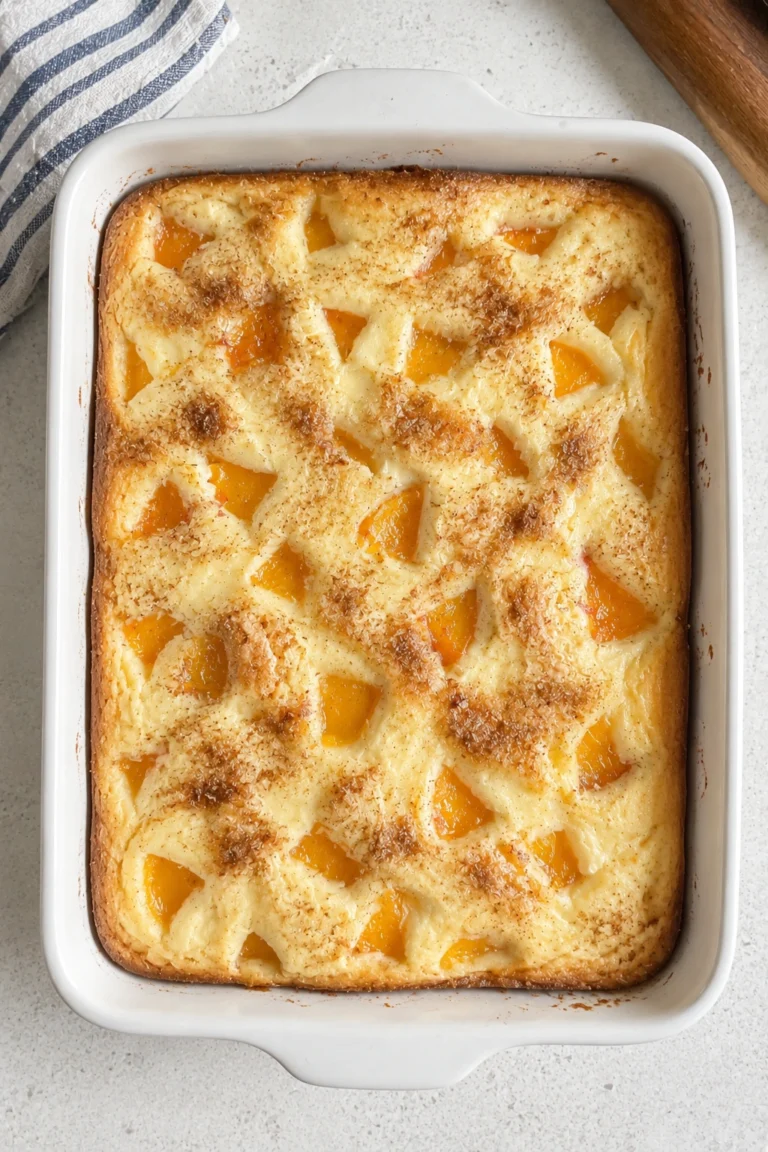 Peaches and Cream Cake