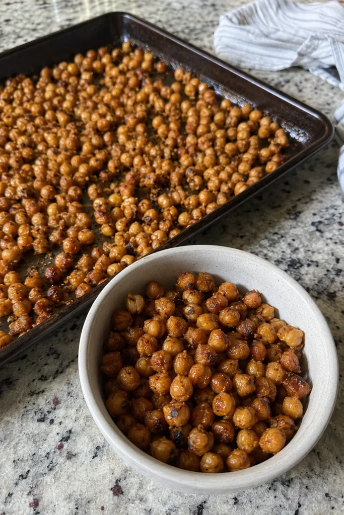 Crispy Roasted Chickpea Snacks Final shot