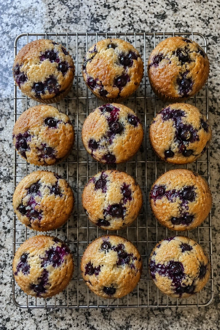 Healthy Blueberry Banana Muffins
