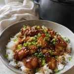 Crockpot Honey Garlic Chicken hero shot