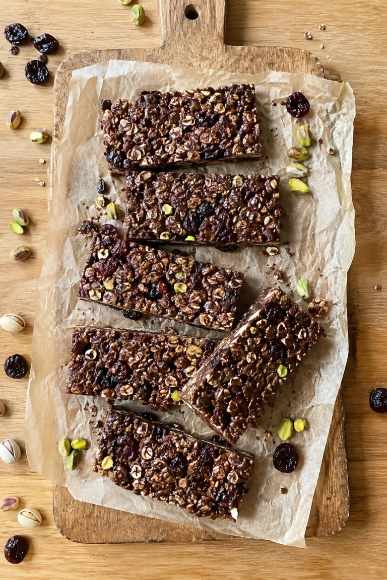 Healthy Chocolate Granola Bars