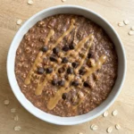 Healthy Chocolate Peanut Butter Chia Oats