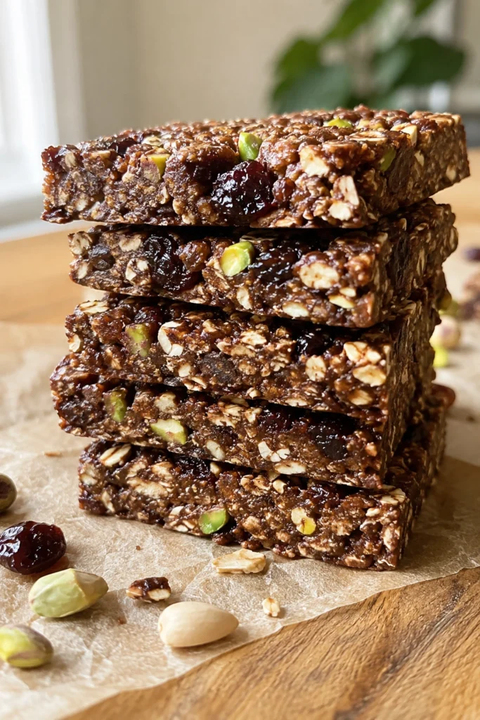 Healthy Chocolate Granola Bars