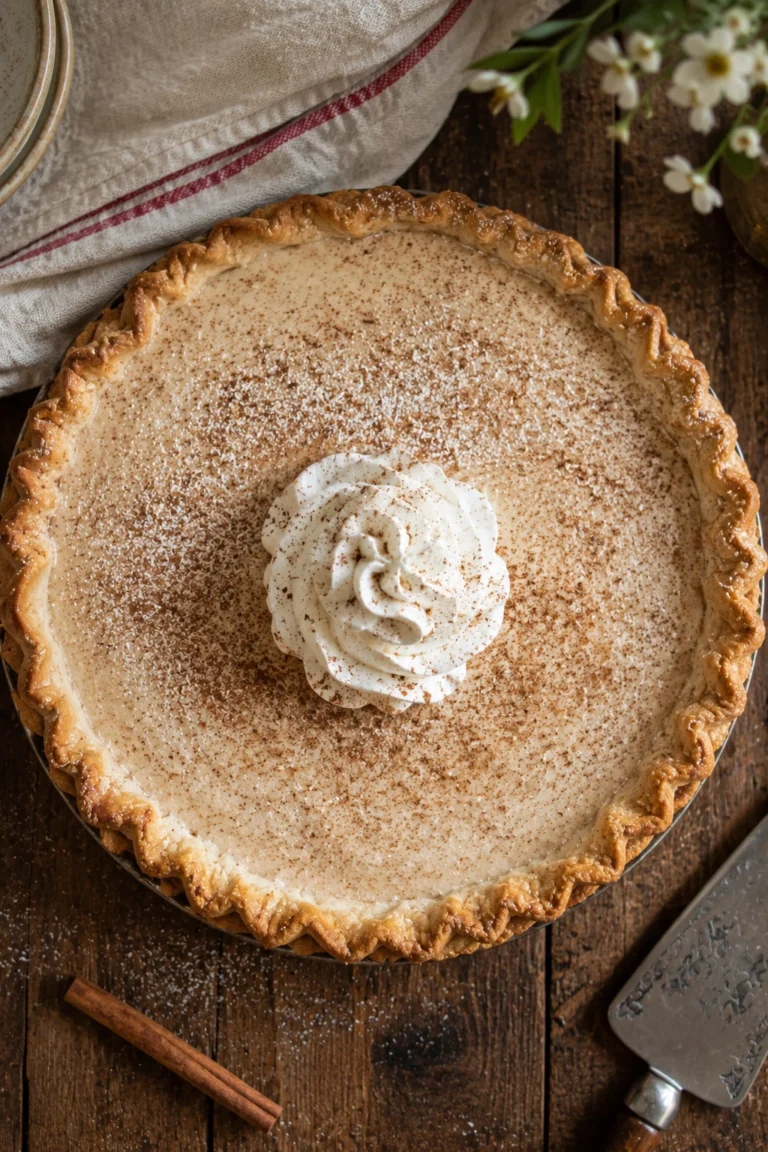 Creamy Cinnamon Pie