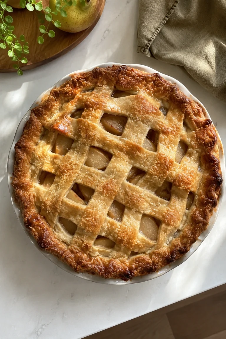 Easy Pear Pie