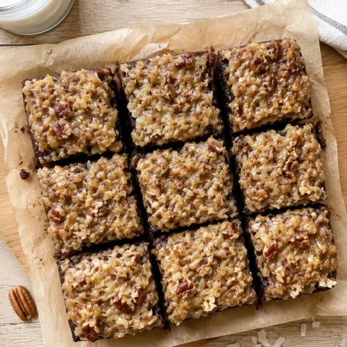 Healthy Chocolate German Brownies