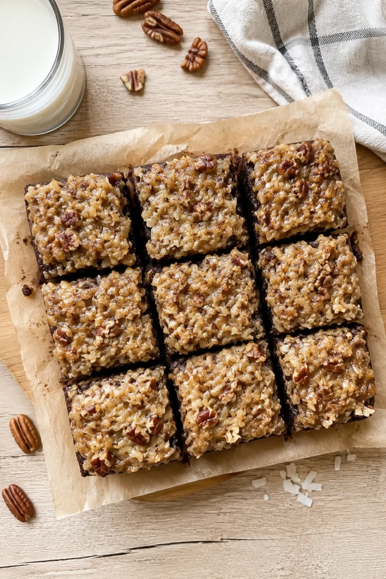 Healthy Chocolate German Brownies