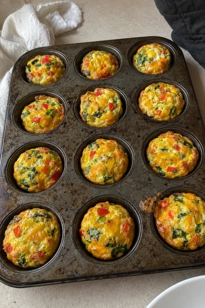 FInal shot of Mini Egg Muffins