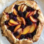 Peach Blackberry Galette