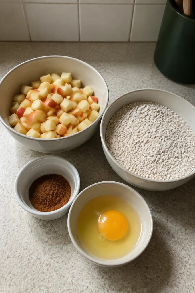 Apple Cinnamon Muffins Ingredients