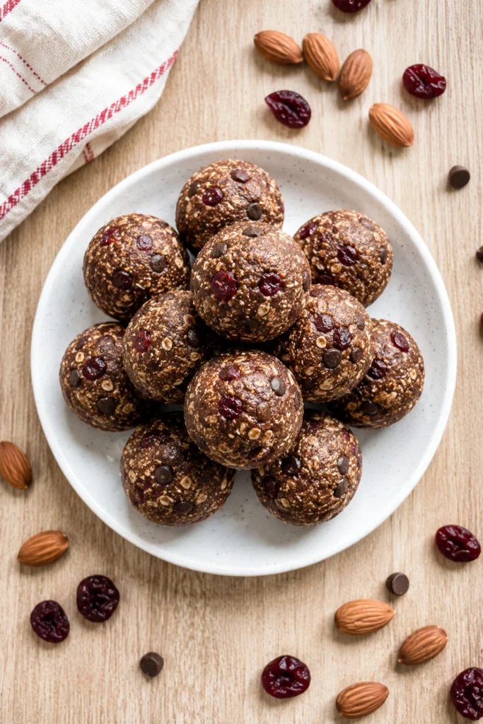 Chocolate Cherry Energy Bites