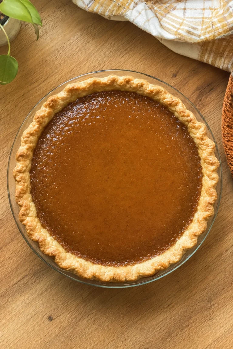 Canadian Maple Syrup Pie