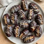 Chocolate Peanut Butter Stuffed Dates