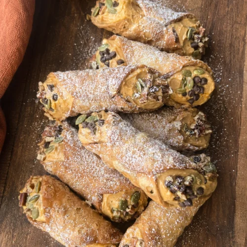 Easy Pumpkin Cannoli