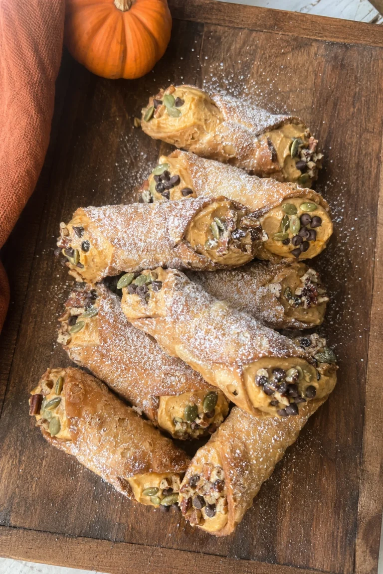 Easy Pumpkin Cannoli