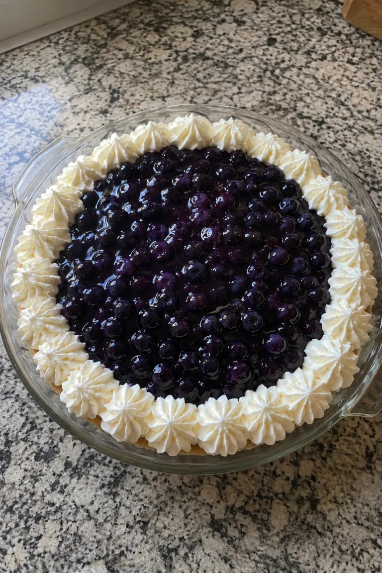 Blueberry Cream Pie