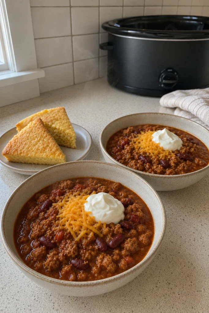 Crockpot Turkey Chili Final shot
