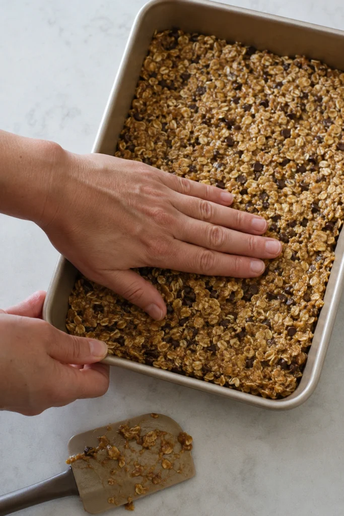 No-Bake Granola Bars Process