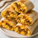 Freezer Breakfast Burritos