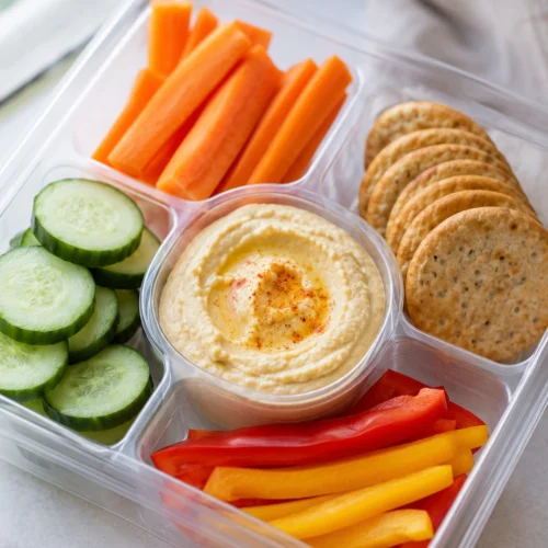 Hummus Veggie Snack Boxes