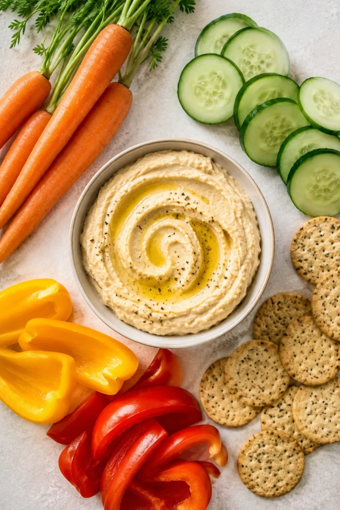 Hummus Veggie Snack Boxes