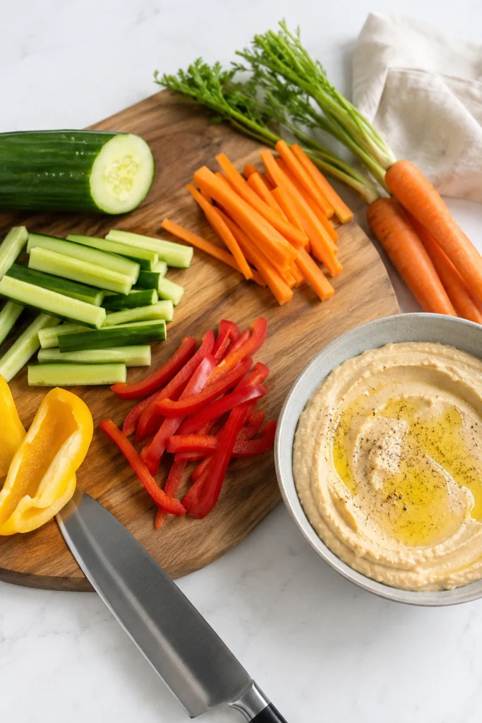 Hummus Veggie Snack Boxes