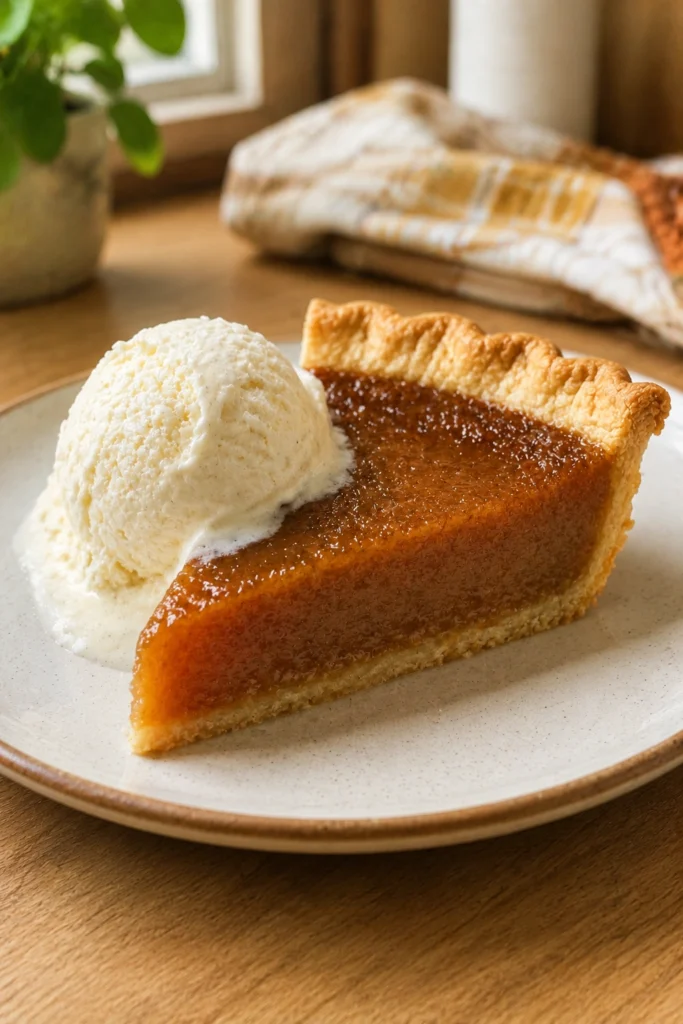 Canadian Maple Syrup Pie