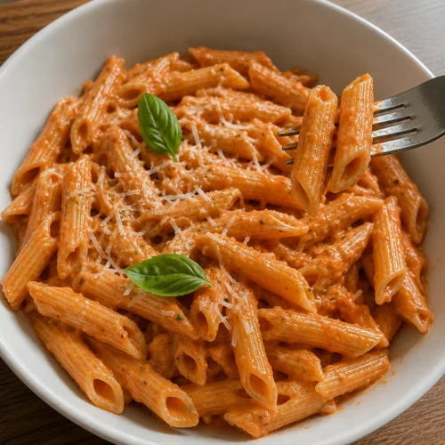 One-Pot Creamy Tomato Pasta Hero shot