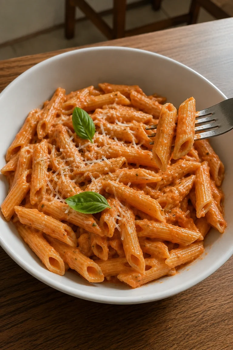 One-Pot Creamy Tomato Pasta Hero shot
