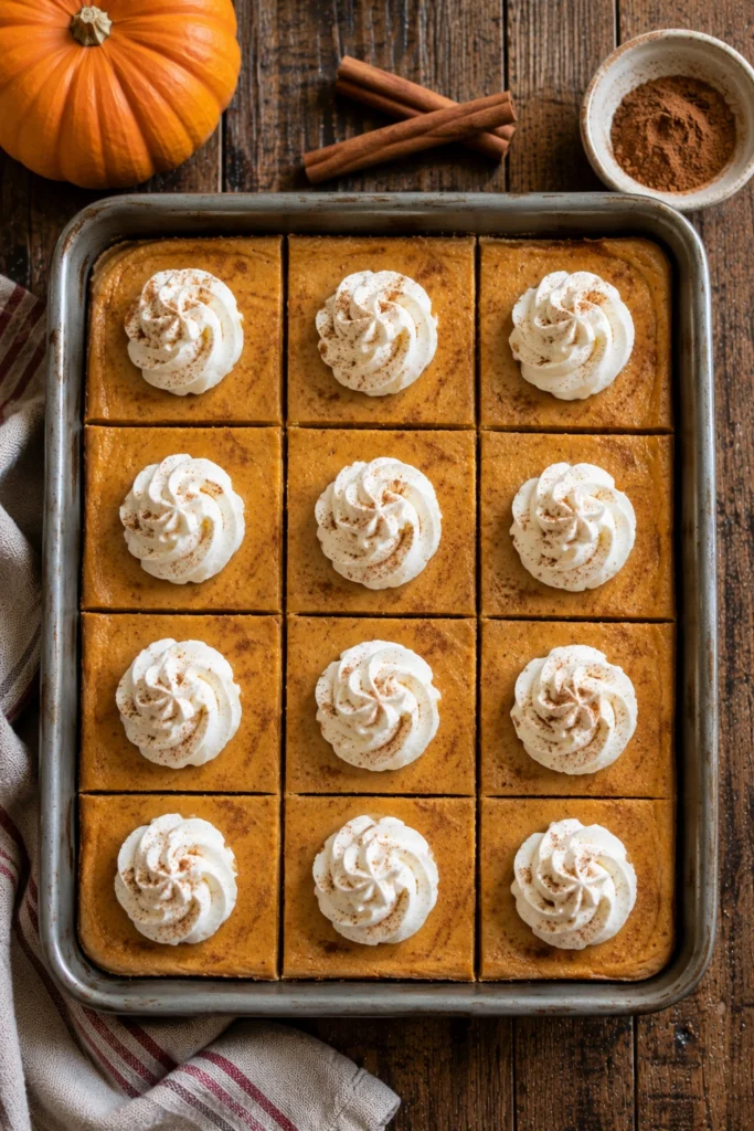 Pumpkin Cheesecake Bars